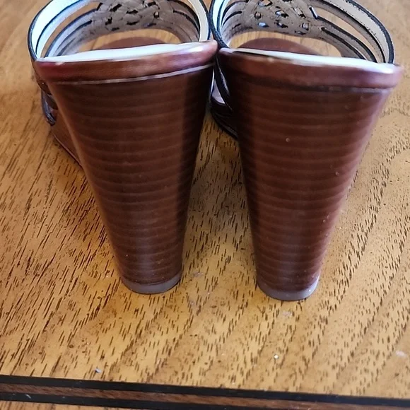 Cole Haan Leather Wedges - Picture 3 of 4